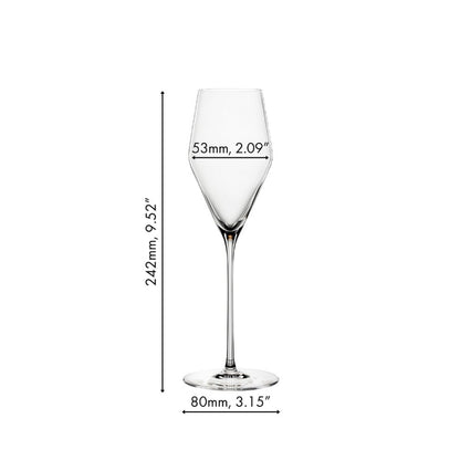 Definition Champagne glas van Spiegelau - set van 4